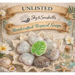 Sky & Seashells Handcrafted Tropical Soaps